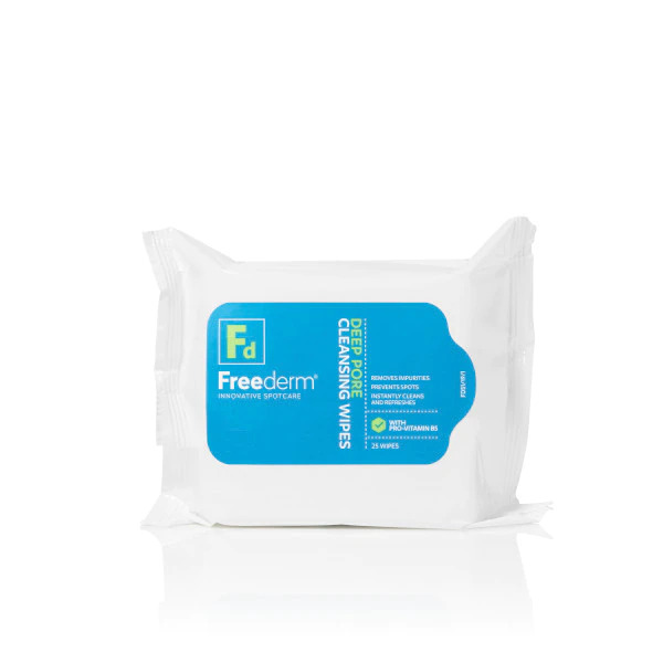 Freederm Deep Pore Cleansing Wipes 25 Pack