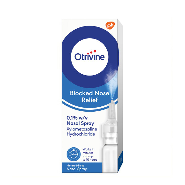 Otrivine Blocked Nose Relief Nasal Spray 10ml