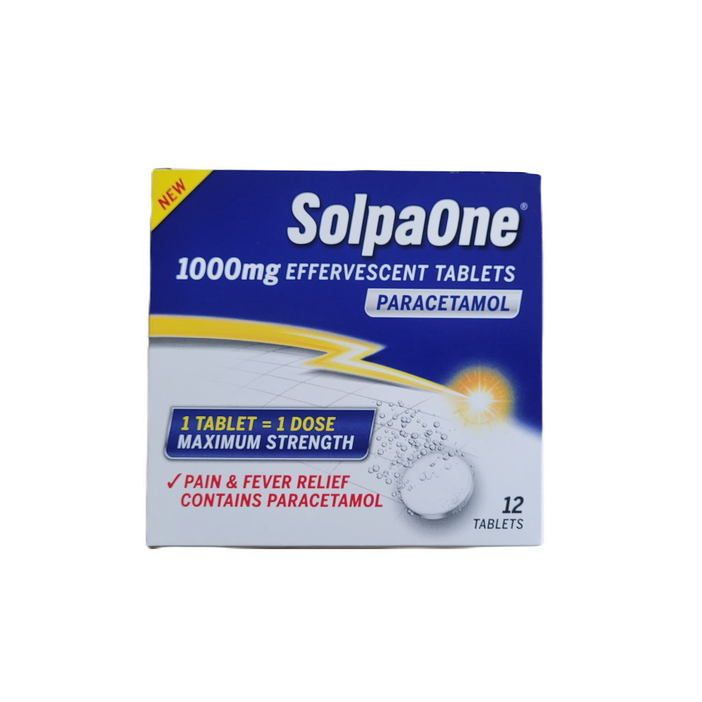 SolpaOne 1000mg Effervescent Tablets 12 Tablets