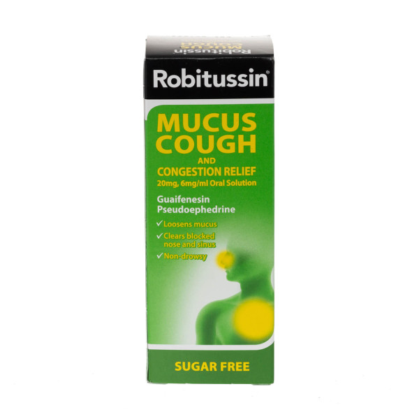 Robitussin Mucus Cough & Congestion Relief 100ml