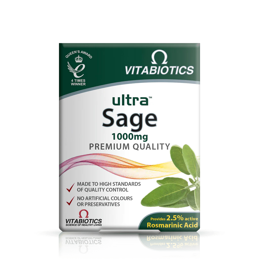 Vitabiotics Ultra Sage 1000mg 30 Tablets