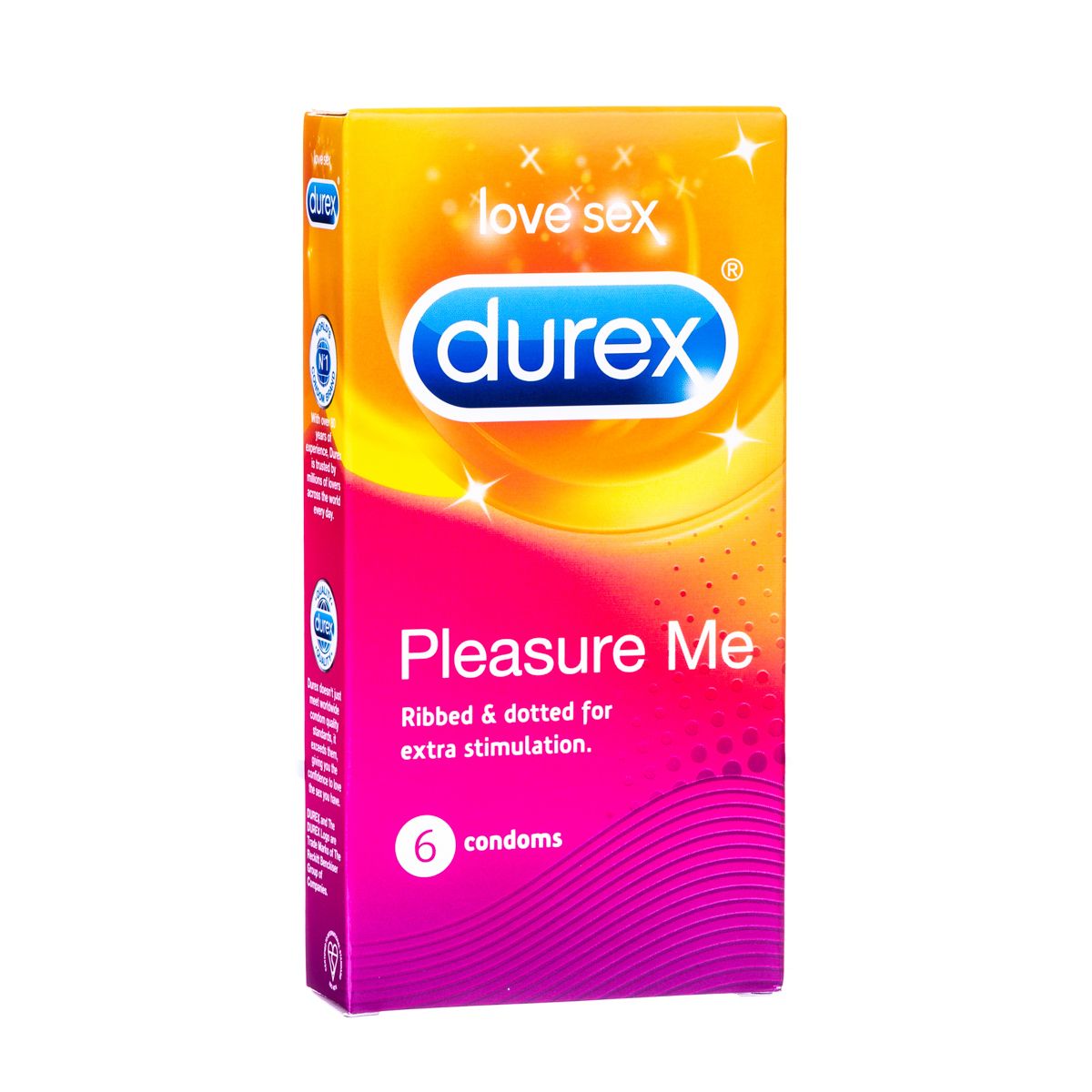 Durex Pleasure Me Condoms 6 Pack
