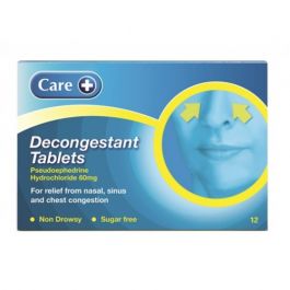 Care Decongestant Tablets (12)