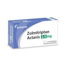 Zolmitriptan 2.5mg (Generic Zomig) 6 Tablets