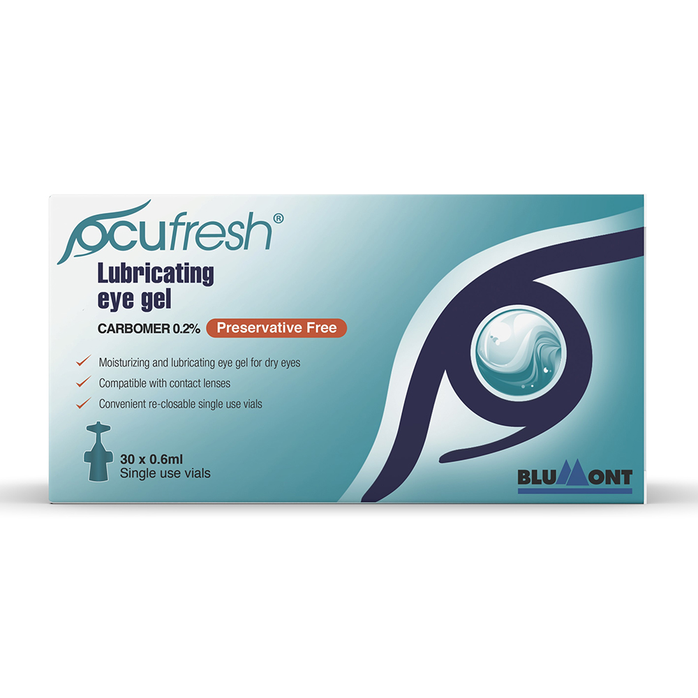 Carbomer 0.2% Preservative Free Lubricating Eye Gel 30 Single Use Vials
