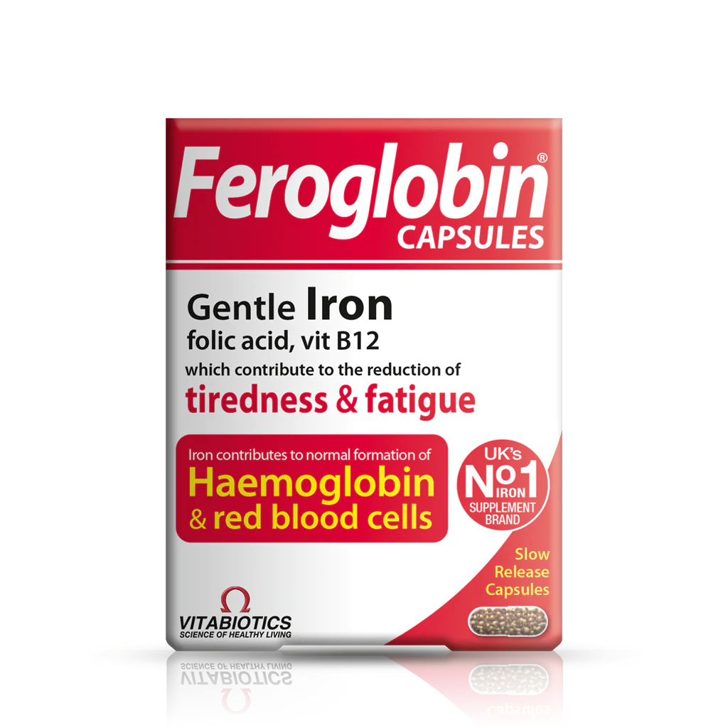 Vitabiotics Feroglobin Capsules 30 Capsules