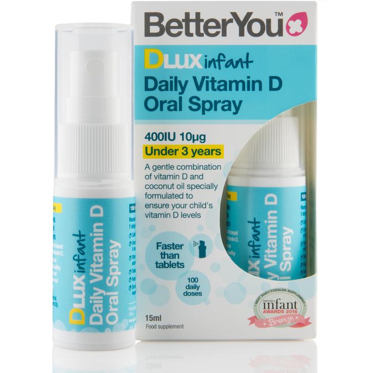 BetterYou DLux Infant Vitamin D Oral Spray 15ml