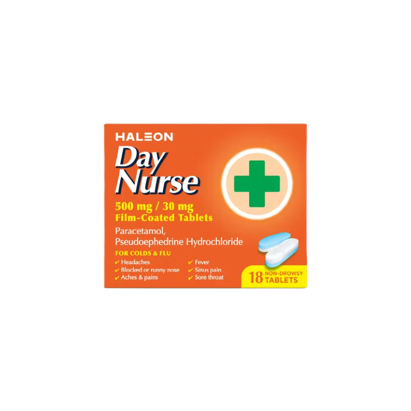Day Nurse Non-Drowsy Tablets 18 Tablets