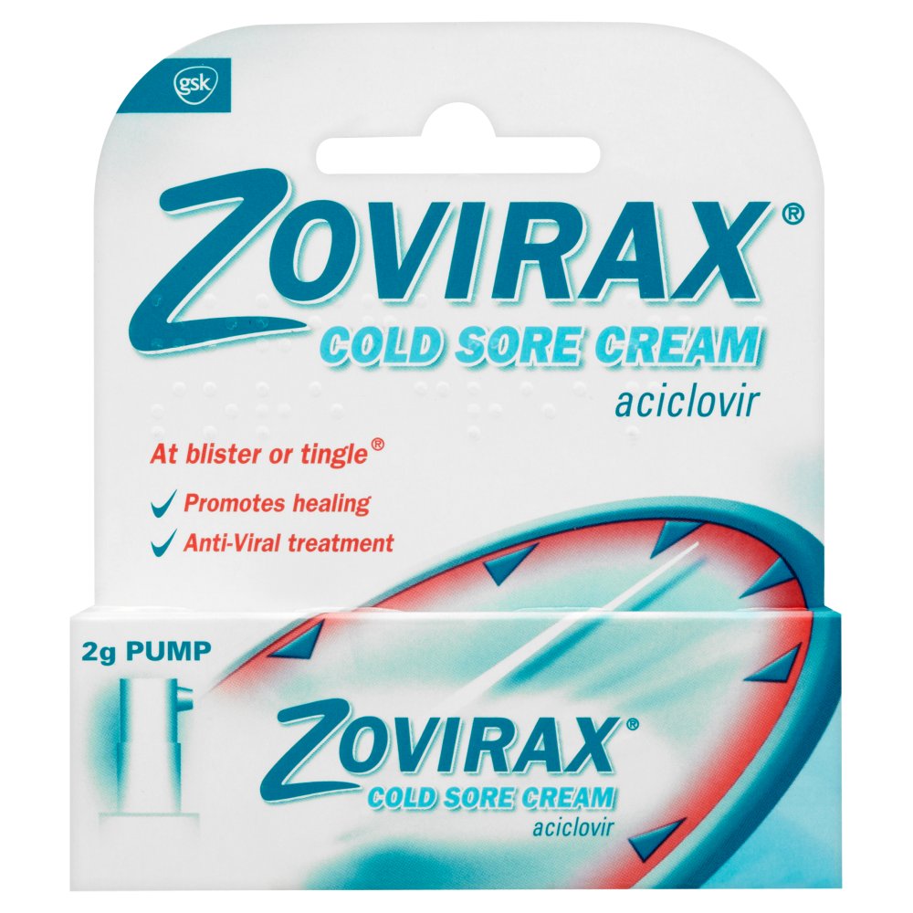 Zovirax Cold Sore Cream 2g
