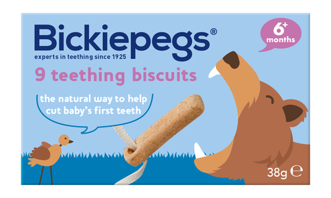 Bickiepegs Teething Biscuits 38g