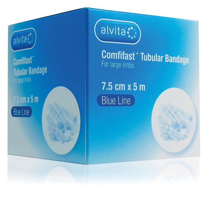 Comfifast Tubular Bandage 7.5cm x 5m Blue Line