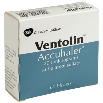 Ventolin Accuhaler 200mcg (Blue Asthma Inhaler)