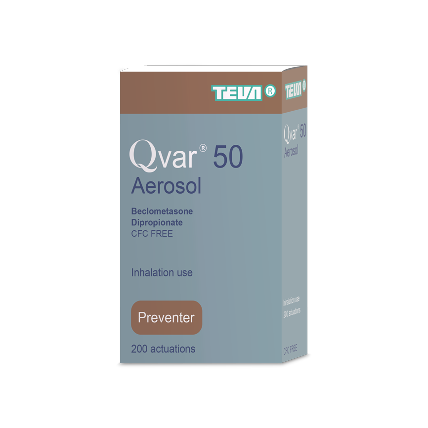 Qvar Aerosol 50mcg/100mcg