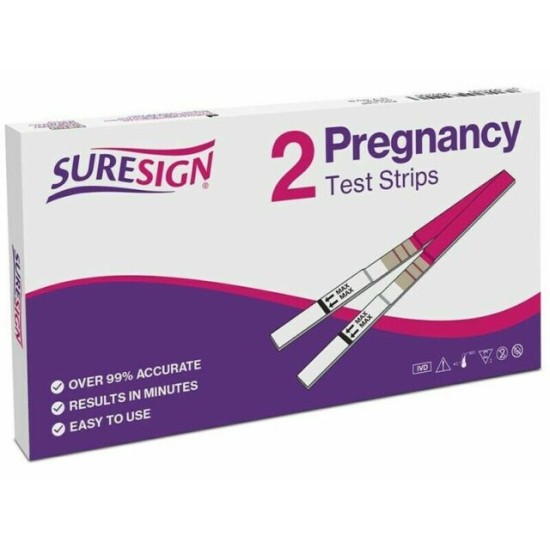 Suresign Pregnancy Test Strips 2 Test Strips
