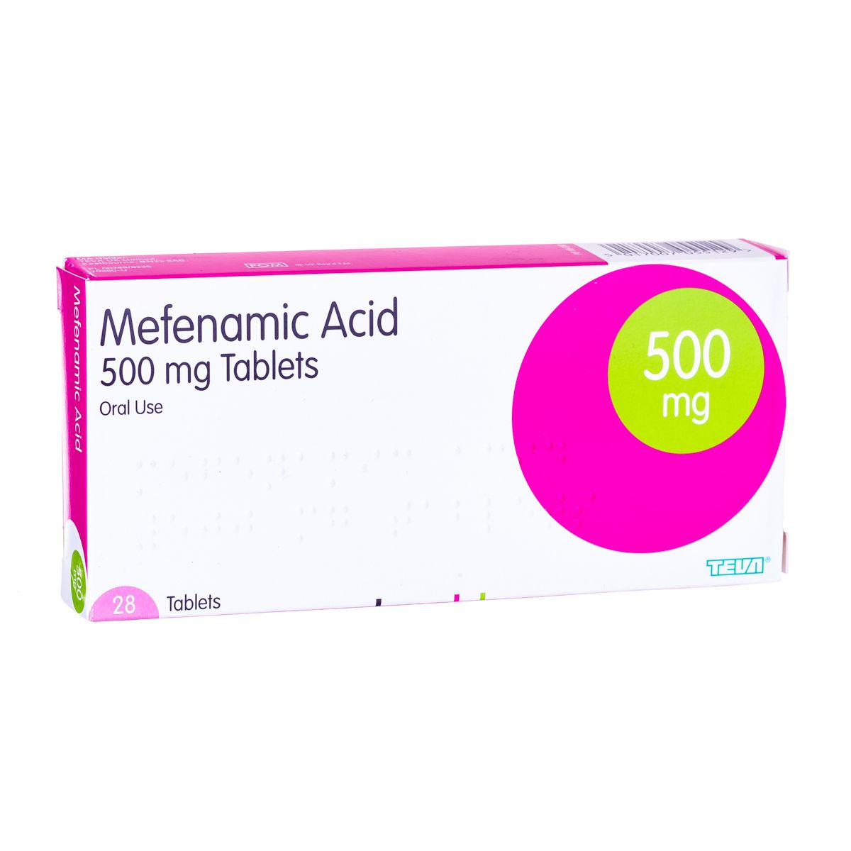 Mefenamic Acid 500mg Tablets