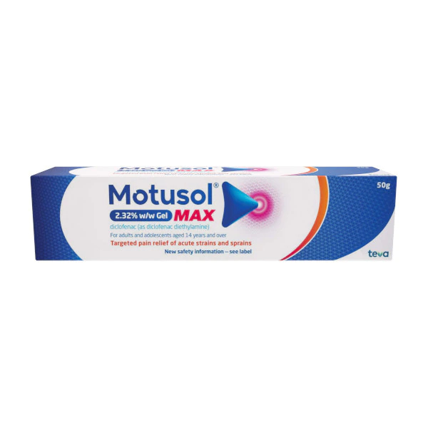 Motusol Max 2.32% Gel 50g