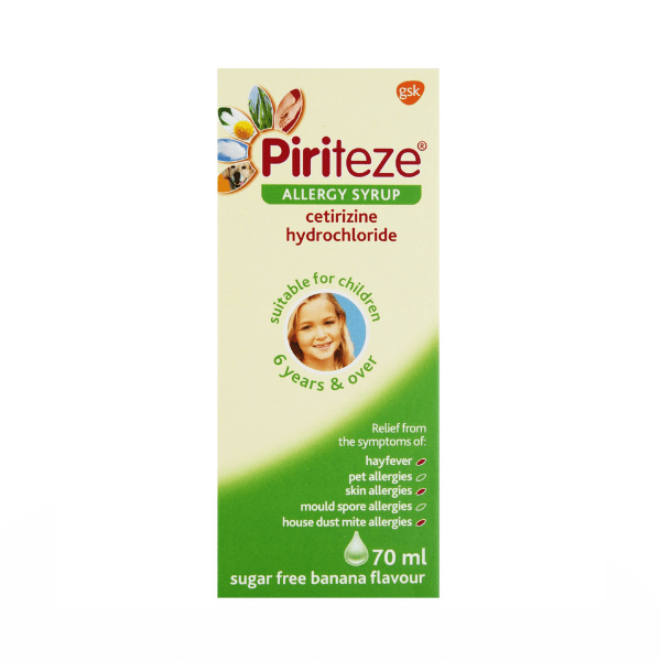 Piriteze Allergy Syrup 70ml