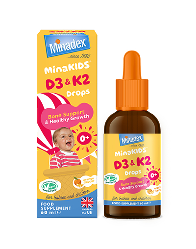 MinaKIDS D3 & K2 Drops 60ml