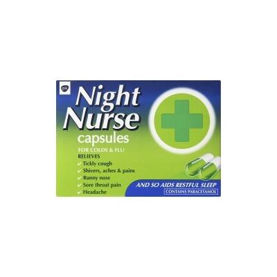 Night Nurse Cold And Flu Capsules 10 Capsules