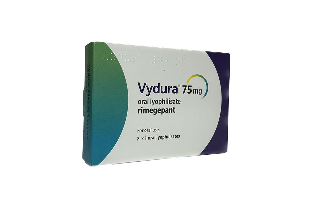 Vydura 75mg (Rimegepant) Migraine Prevention 8 Wafers