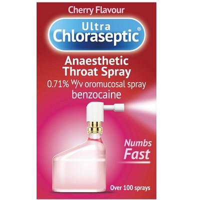 Ultra Chloraseptic Anaesthetic Throat Spray Cherry 15ml