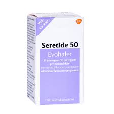 Seretide Evohaler (Fluticasone + Salmetarol)