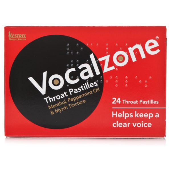 Vocalzone Throat Pastilles 24 Pastilles