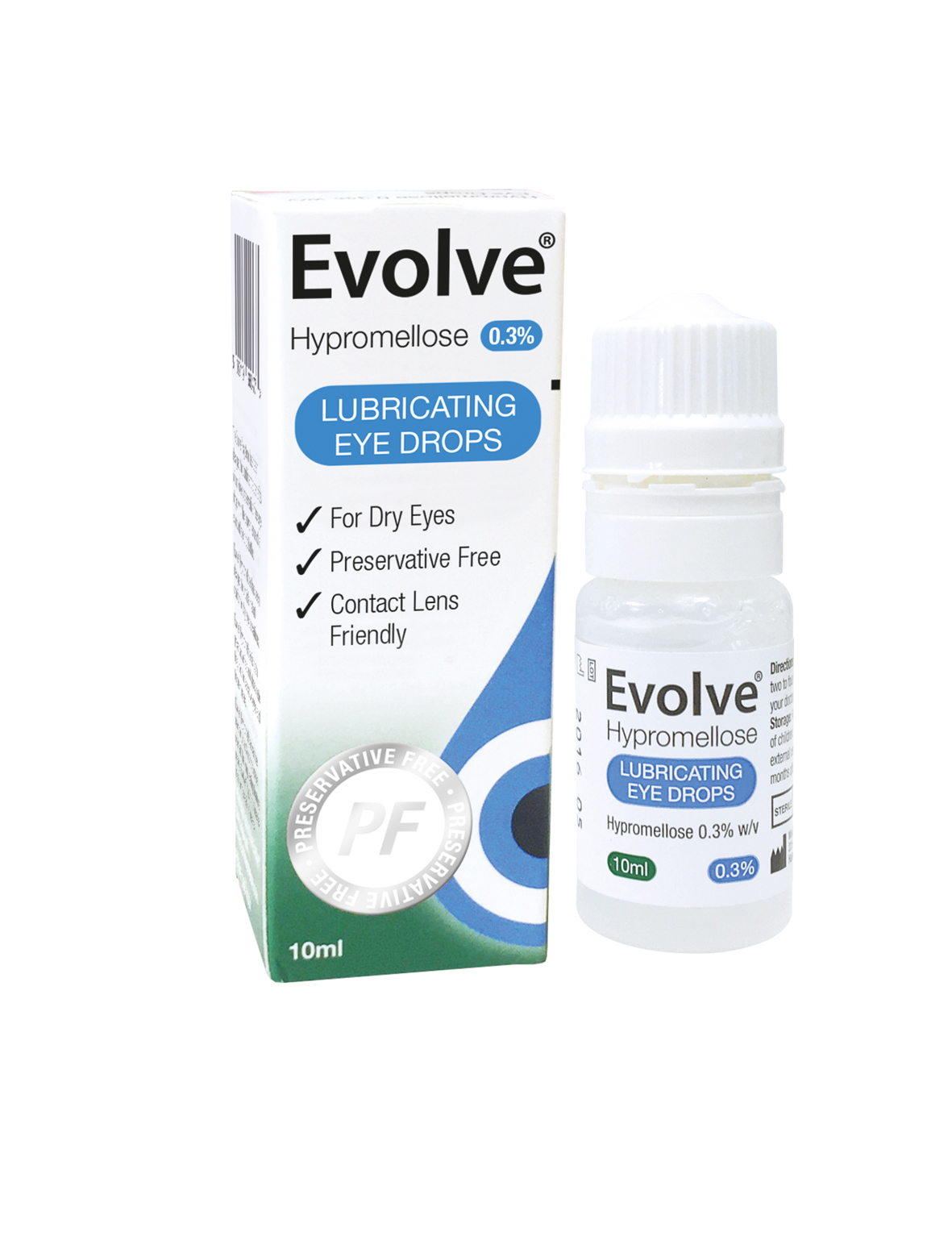 Evolve Hypromellose Eye Drops 10ml