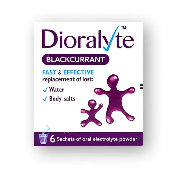 Dioralyte Blackcurrant Electrolyte Sachets 6 Sachets