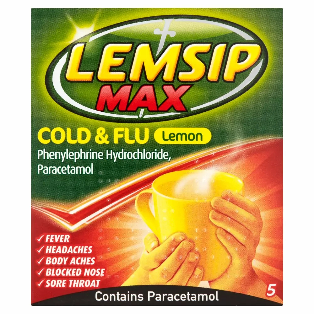 Lemsip Max Lemon Sachets 5 Sachets