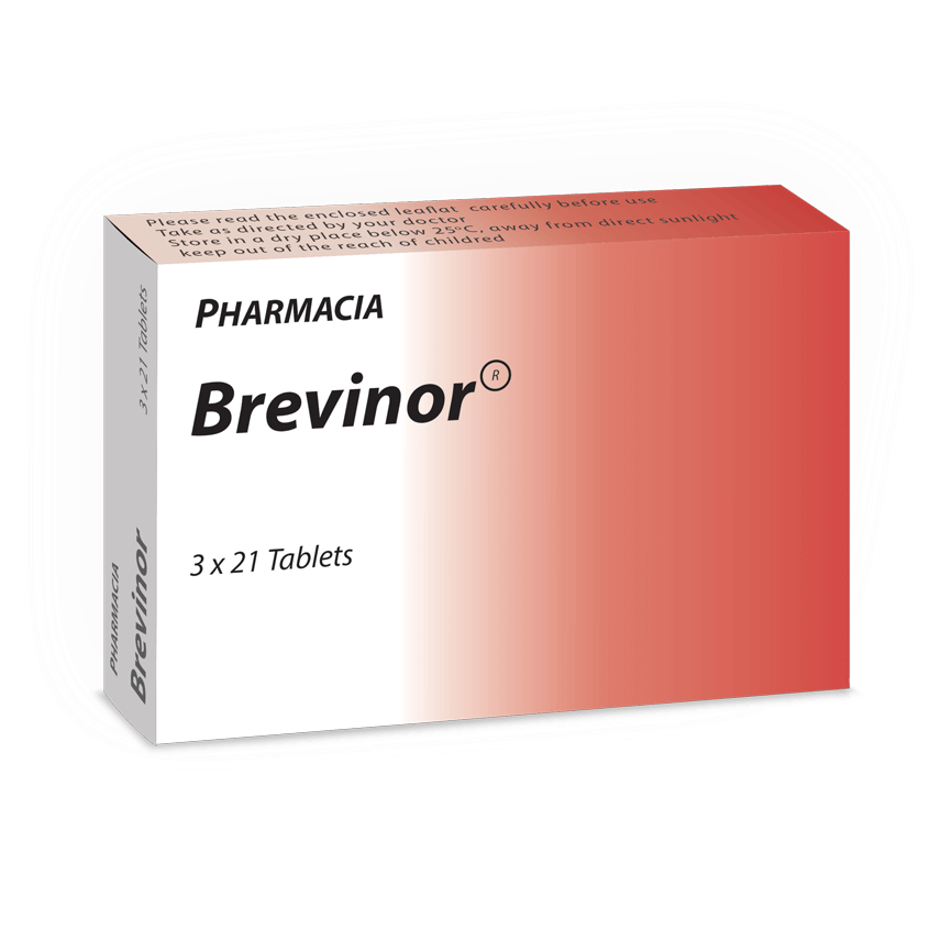 Brevinor Tablets 0.5mg/35g 63 Tablets