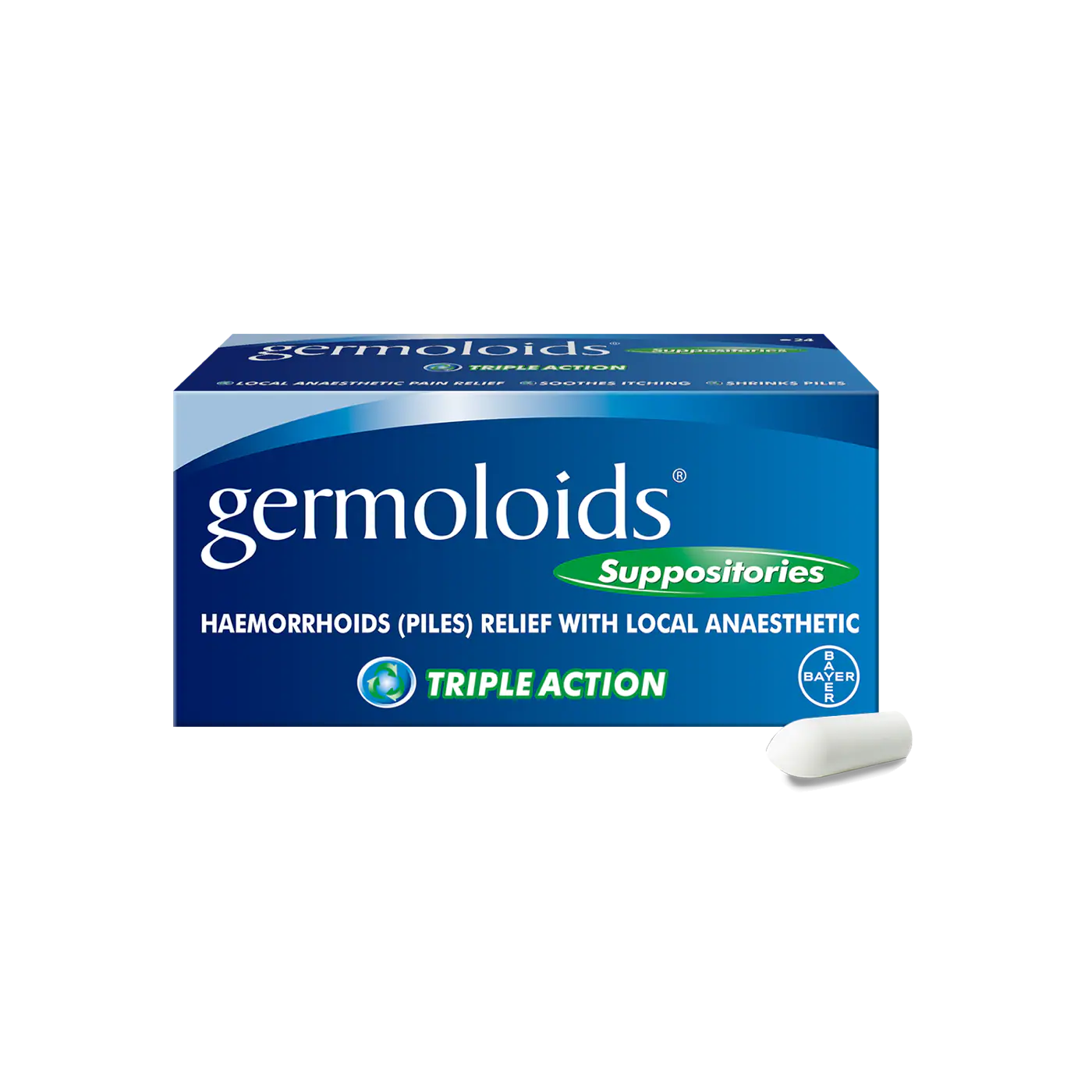 Germoloids Suppositories 24 Suppositories